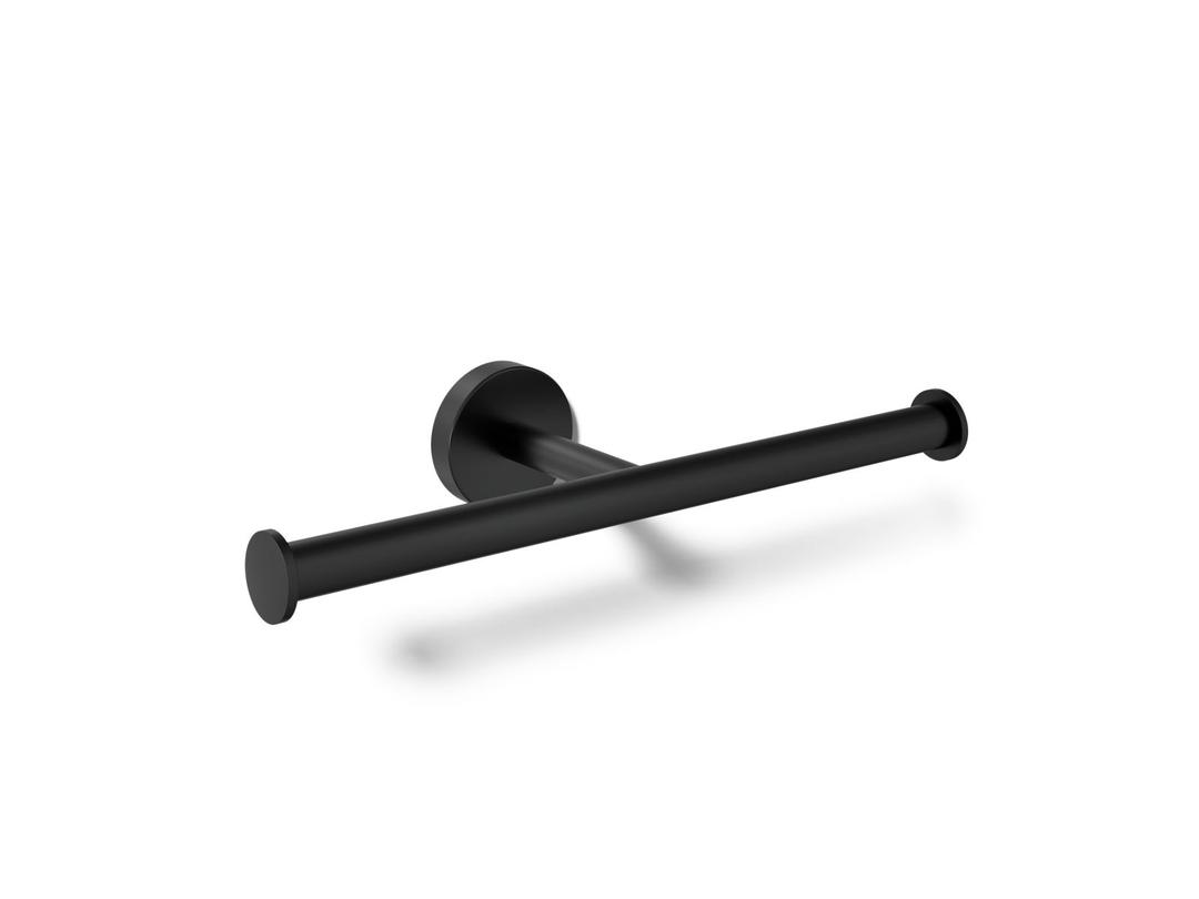 Kohler Elate Double toilet paper holder - Matte Black by Kohler