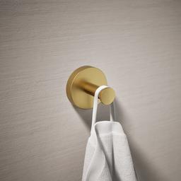 Kohler Elate Robe hook - Vibrant Brushed Moderne Brass - image 2