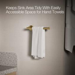 Kohler Elate 9'' towel arm - Vibrant Brushed Moderne Brass - image 4