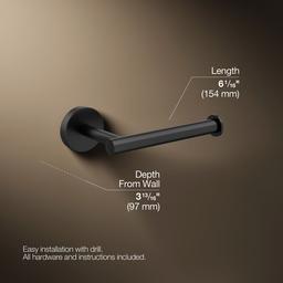 Kohler Elate Toilet paper holder - Matte Black - image 3