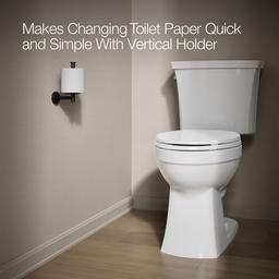 Kohler Elate Vertical toilet paper holder - Matte Black - image 4