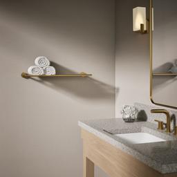 Kohler Elate Hotelier - Vibrant Brushed Moderne Brass - image 4