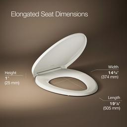Glissade ReadyLatch Quiet-CloseE elongated toilet seat - image 3
