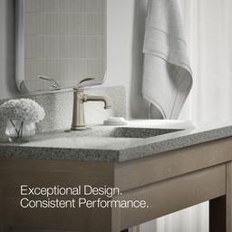 Bellera Single-handle bathroom sink faucet, 0.5 gpm - Vibrant Brushed Nickel - image 4