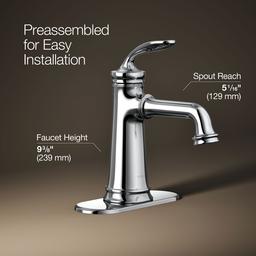 Bellera Single-handle bathroom sink faucet, 1.0 gpm - Polished Chrome - image 3