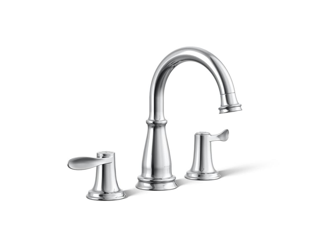 Bellera Widespread bathroom sink faucet, 1.2 gpm - Polished Chrome by Kohler