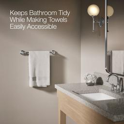 Bellera 18'' towel bar - Polished Chrome - image 4