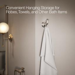 Bellera Robe hook - Vibrant Brushed Nickel - image 4