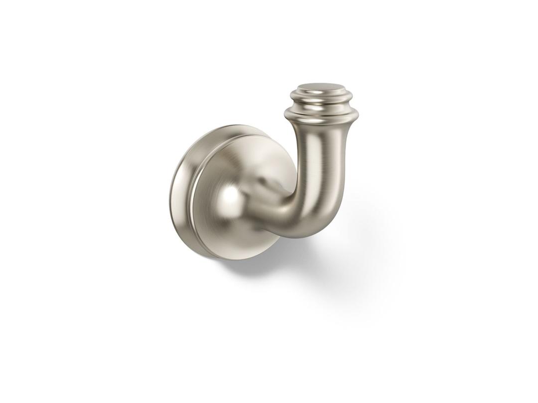 Bellera Robe hook - Vibrant Brushed Nickel by Kohler