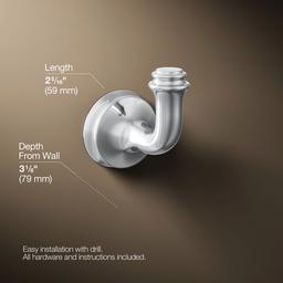 Bellera Robe hook - Polished Chrome - image 3