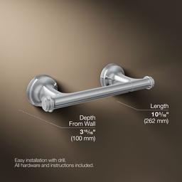 Bellera Pivoting toilet paper holder - Polished Chrome - image 3
