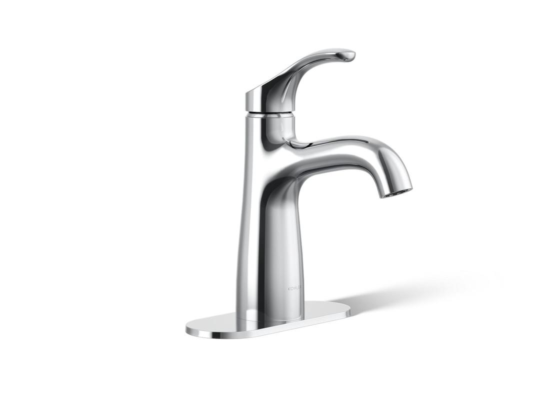 Kohler Simplice Single-handle bathroom sink faucet, 1.2 gpm - Polished Chrome by Kohler