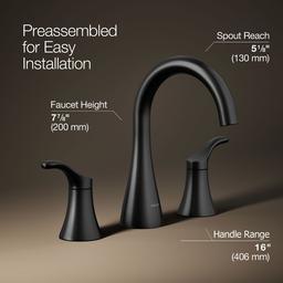 Simplice Widespread bathroom sink faucet, 1.2 gpm - image 3
