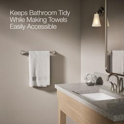 Kohler | Simplice | Towel Bar - Vibrant Brushed Nickel - image 4