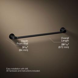 Kohler | Simplice | Towel Bar - Matte Black - image 3