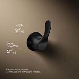Kohler | Simplice | Robe Hook - Matte Black - image 3