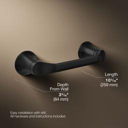 Kohler | Simplice | Toilet Paper Holder - Matte Black - image 3