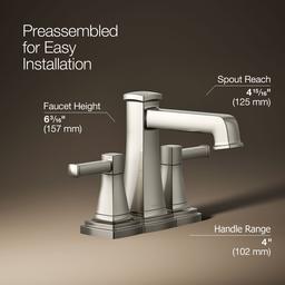 Kohler | Riff | Bathroom Sink Faucet - Vibrant Polished Nickel - image 3