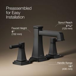 Kohler | Riff | Bathroom Sink Faucet - Matte Black - image 3