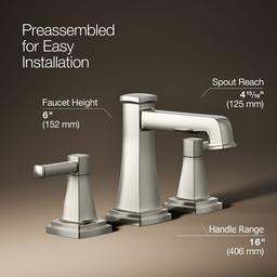 Kohler | Riff | Bathroom Sink Faucet - Vibrant Polished Nickel - image 3