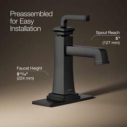 Kohler | Riff | Bathroom Sink Faucet - Matte Black - image 3