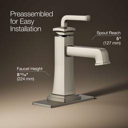 Kohler | Riff | Bathroom Sink Faucet - Vibrant Brushed Nickel - image 3