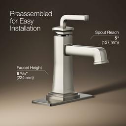Kohler | Riff | Bathroom Sink Faucet - Vibrant Polished Nickel - image 3