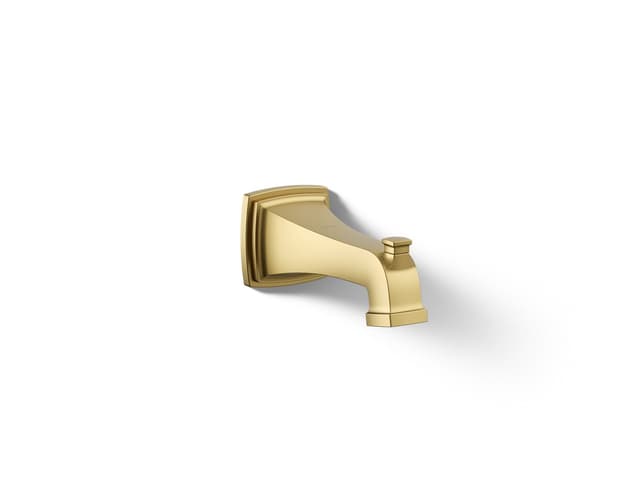 Kohler | Riff | Wall Mounted Tub Filler - Vibrant Brushed Moderne Brass