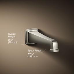 Kohler | Riff | Tub Spout - Vibrant Polished Nickel - image 3