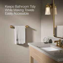 Kohler | Riff | Towel Bar - Vibrant Brushed Moderne Brass - image 4