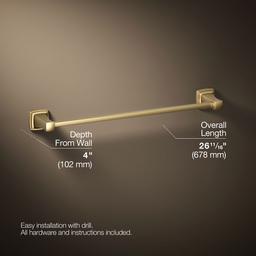 Kohler | Riff | Towel Bar - Vibrant Brushed Moderne Brass - image 3