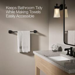 Kohler | Riff | Towel Bar - Matte Black - image 4