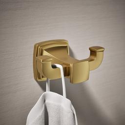 Kohler | Riff | Robe Hook - Vibrant Brushed Moderne Brass - image 2