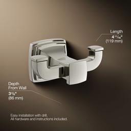 Kohler | Riff | Robe Hook - Vibrant Polished Nickel - image 3