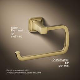 Kohler | Riff | Towel Ring - Vibrant Brushed Moderne Brass - image 3