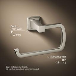 Kohler | Riff | Towel Ring - Vibrant Brushed Nickel - image 3