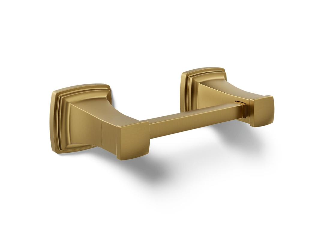 Kohler | Riff | Toilet Paper Holder - Vibrant Brushed Moderne Brass by Kohler