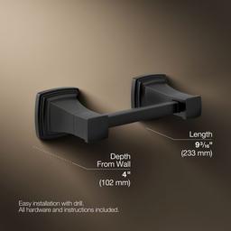 Kohler | Riff | Toilet Paper Holder - Matte Black - image 3