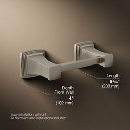Kohler | Riff | Toilet Paper Holder - Vibrant Brushed Nickel - image 3