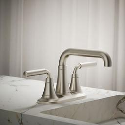 Kohler | Tone | Centerset Bathroom Sink Faucet - Vibrant Brushed Nickel - image 2