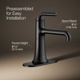 Kohler | Tone | Single Handle Faucet - Matte Black - image 3