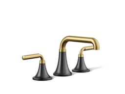 Kohler | Tone | Bathroom Sink Faucet - Matte Black With Brushed Moderne Brass - image 1