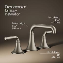 Kohler | Tone | Bathroom Sink Faucet - Vibrant Brushed Nickel - image 3