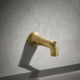 Kohler | Tone | Wall Mounted Tub Filler - Vibrant Brushed Moderne Brass - image 2