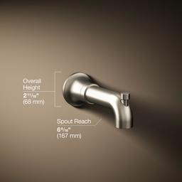 Kohler | Tone | Tub Spout - Vibrant Brushed Nickel - image 3