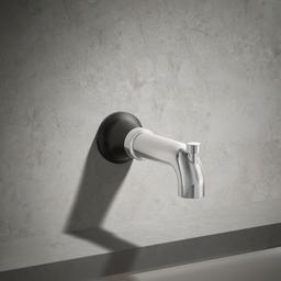 Kohler | Tone | Tub Spout - Polished Chrome With Matte Black - image 2
