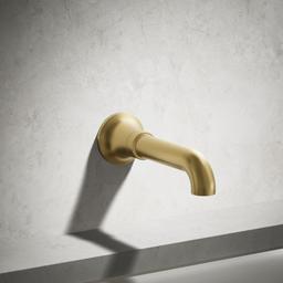 Kohler | Tone | Wall Mounted Tub Filler - Vibrant Brushed Moderne Brass - image 2