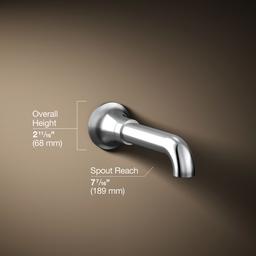 Kohler | Tone | Wall Mounted Tub Filler - Polished Chrome - image 3