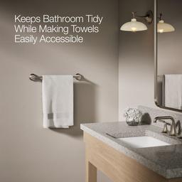 Kohler | Tone | Towel Bar - Vibrant Brushed Nickel - image 4