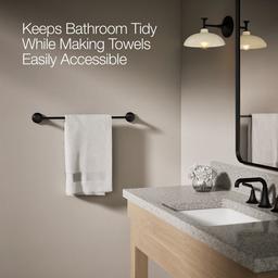 Kohler | Tone | Towel Bar - Matte Black - image 4